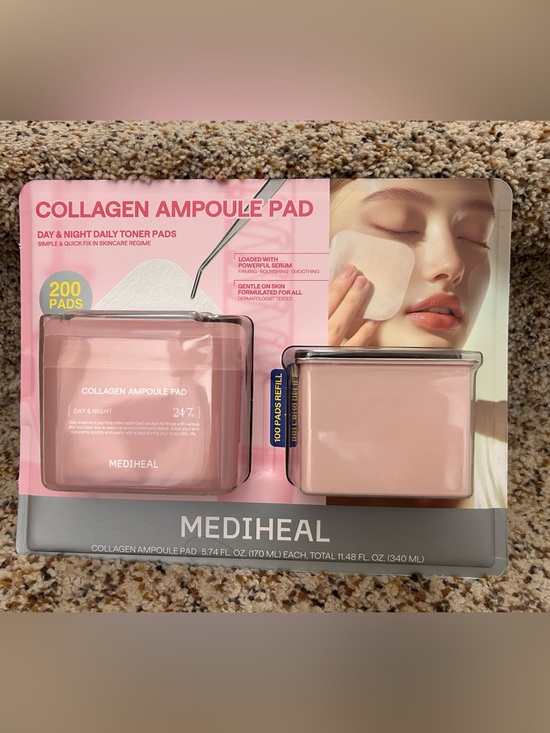 Mediheal Other - Mediheal Collagen Ampoule Pad - Day and Night Daily Toner Pads (200 Pack)